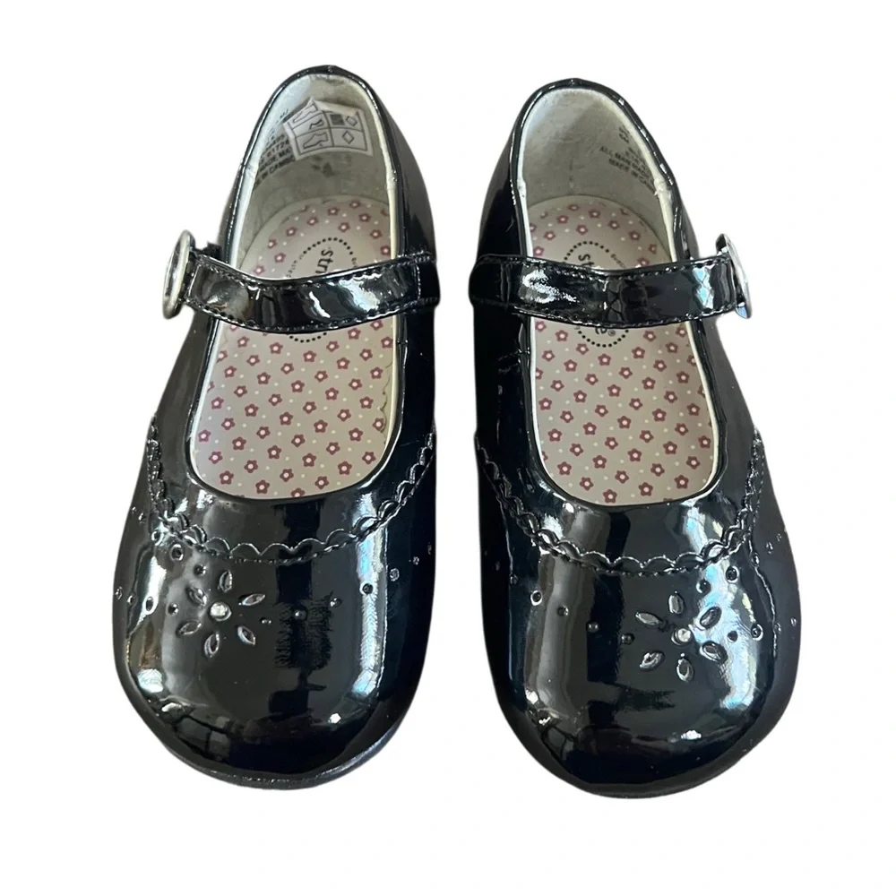 Stride Rite Camilla Black Patent Mary Jane Sz 6
